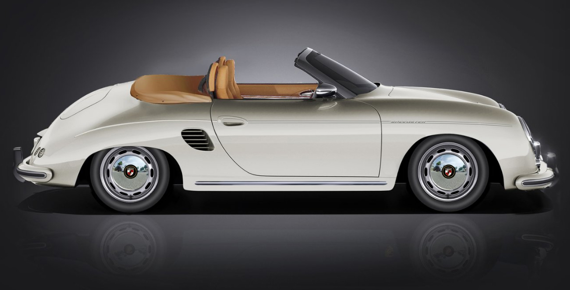 この発想はなかった。ポルシェ987ボクスターを356風にカスタムするチューナーが登場