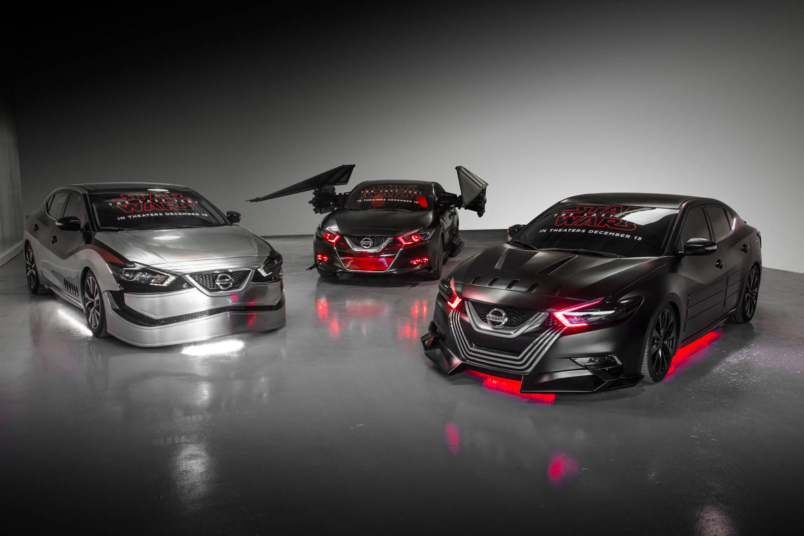 日産がスター・ウォーズをテーマにした特別仕様の車を公開。Xウイングやタイファイターなど再現度高し