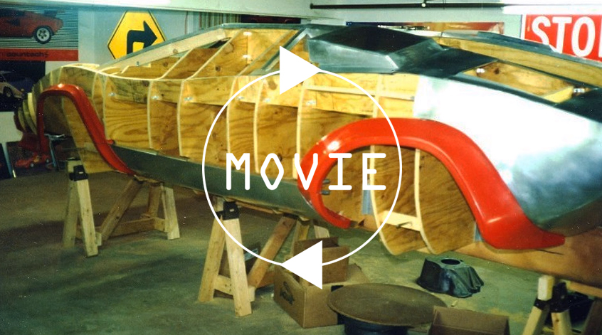 自宅地下にて、ランボルギーニ・カウンタックのレプリカを17年かけて「手作り」した男の物語