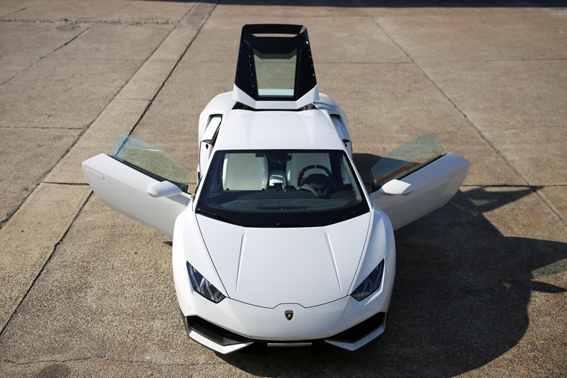 今日のランボルギーニ・ウラカン。ナナガン(天保山)では最後となりそうな撮影を敢行