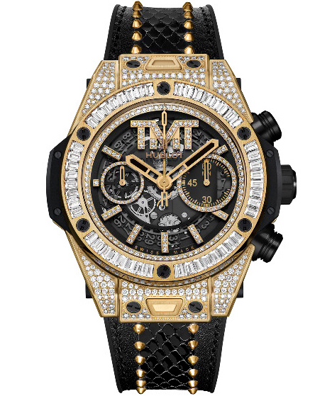 ウブロ（HUBLOT）がフロイド・メイウェザーとのコラボ腕時計発売。ゴールドスタッズ、ダイヤ付きでまんまメイウェザー
