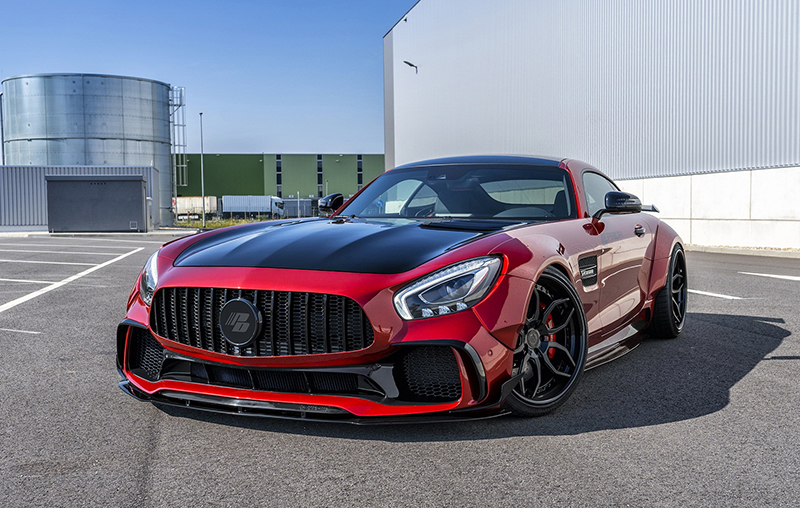 このオーバーフェンダー広すぎ！PriorデザインがメルセデスAMG GT用エアロキット発表