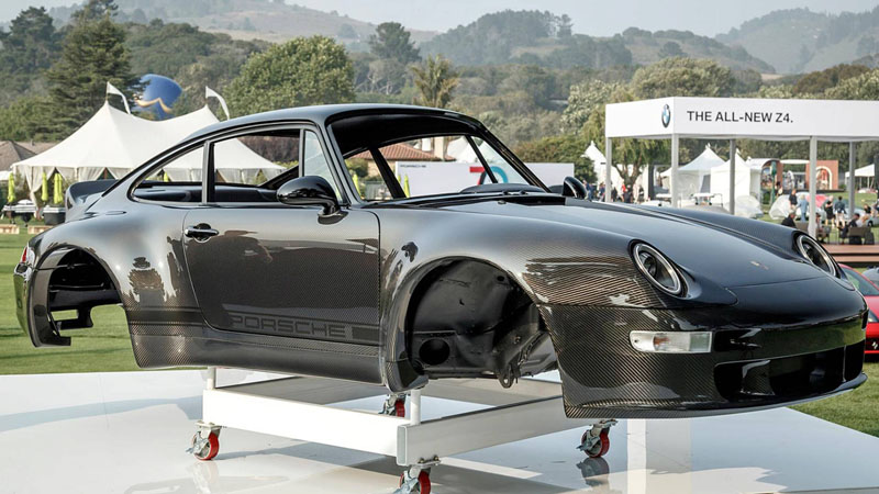 空冷ポルシェ911（993）用、フルカーボンボディ公開。完全レストアからのチューン「ガンサー400R」