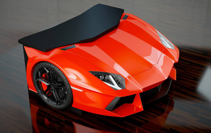 あの「ランボルギーニ風デスク」に”アヴェンタドール”登場！カラーは200種類、限定44台のみ