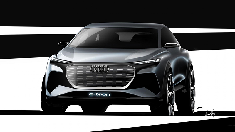 アウディが「Q4 e-tronコンセプト」をジュネーブで発表予定。Q4はガソリンエンジン搭載ではなくEVとして登場？