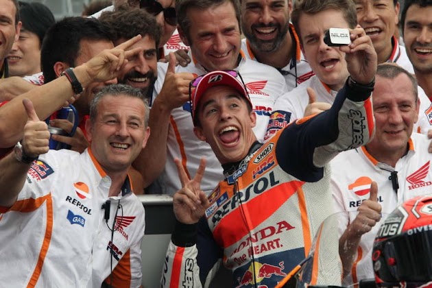 マルケス優勝『タイトル争い追い上げは不可能ではない』2015ザクセンリンクGP