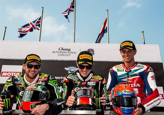 2016 SBK タイ【レース1 表彰台コメント】