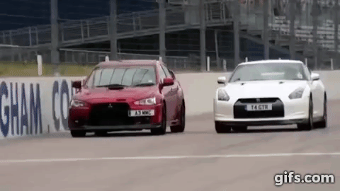 R35 GTR vs ランサー EvolutionX どっちが速い？