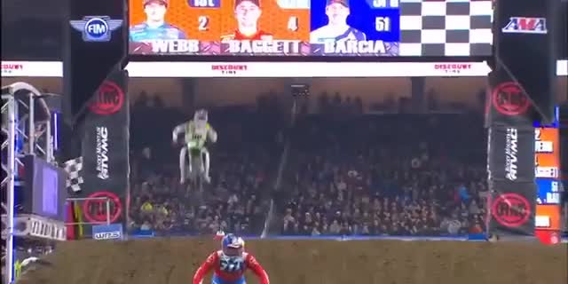 【動画】AMAスーパークロス 第8戦デトロイト（Ford Field）レース結果とハイライト動画