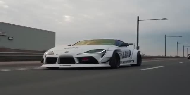 Fi EXHAUSTがカスタムしたLB-WORK仕様のトヨタスープラ(A90)の動画を公開